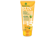 HERBAL CARE SUN SPF 15 ROŚLINNA WODOODPORNA EMULSJA DO OPALANIA ALOES Z WODĄ TERMALNĄ 150 ml