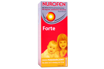 NUROFEN FORTE SMAK POMARAŃCZOWY 200 mg/5ml 100 ml