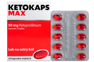 KETOKAPS MAX 50 mg 20 kapsułek