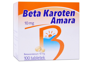 BETA-KAROTEN AMARA 10 mg 100 tabletek