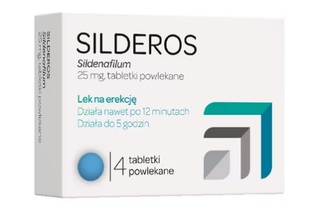 SILDEROS 25 mg 4 tabletki