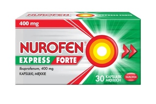 NUROFEN EXPRESS FORTE (IBUPROFEN 400 mg) 30 kapsułek