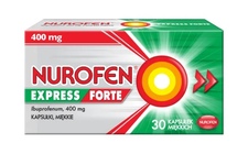 NUROFEN EXPRESS FORTE (IBUPROFEN 400 mg) 30 kapsułek