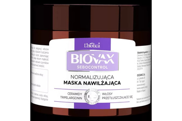 L'BIOTICA BIOVAX Sebocontrol Normalizująca Maska seboregulująca 250 ml