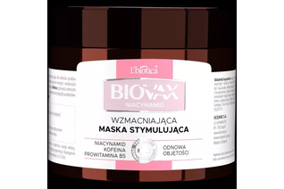 L'BIOTICA BIOVAX Niacynamid Wzmacniająca Maska stymulująca 250 ml