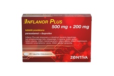 INFLANOR PLUS 500 mg + 200 mg 20 tabletek
