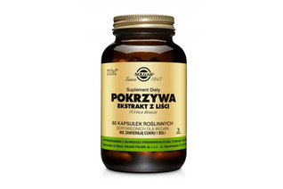 SOLGAR POKRZYWA EKSTRAKT Z LIŚCI 60 kapsułek