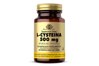 SOLGAR L-CYSTEINA 500 mg 30 kapsułek