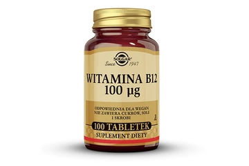 SOLGAR WITAMINA B12 100 mcg 100 tabletek