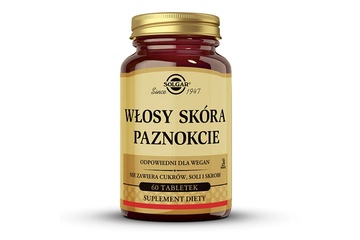 SOLGAR WŁOSY SKÓRA PAZNOKCIE 60 tabletek