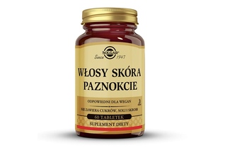 SOLGAR WŁOSY SKÓRA PAZNOKCIE 60 tabletek