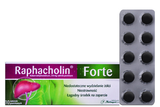 RAPHACHOLIN FORTE 10 tabletek