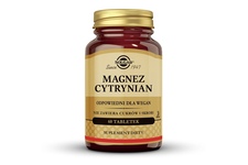 SOLGAR MAGNEZ CYTRYNIAN 60 tabletek