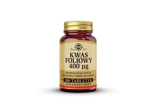 SOLGAR KWAS FOLIOWY 400 μg 100 tabletek