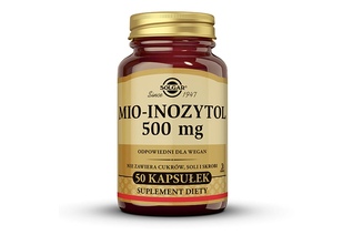 SOLGAR MIO-INOZYTOL 500 mg 50 kapsułek