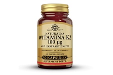 SOLGAR NATURALNA WITAMINA K2 100 mcg 50 kapsułek