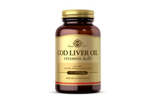 SOLGAR COD LIVER OIL + WITAMINA A&D (OLEJ Z WĄTROBY Z DORSZA) 100 kapsułek