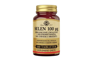 SOLGAR SELEN 100 µg 100 tabletek