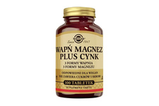 SOLGAR WAPŃ MAGNEZ PLUS CYNK 100 tabletek