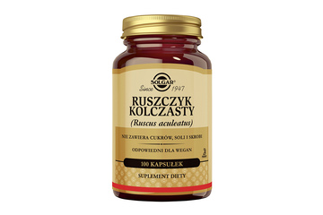 SOLGAR RUSZCZYK KOLCZASTY 100 kapsułek