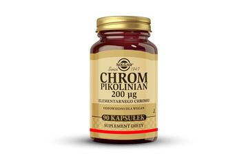 SOLGAR CHROM PIKOLINIAN 90 kapsułek