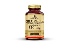 SOLGAR CHLORELLA (ROZERWANE ŚCIANY KOMÓRKOWE) 520 mg 100 kapsułek
