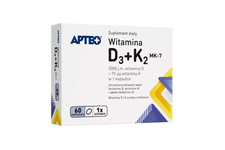 APTEO WITAMINA D3+K2 MK-7 60 kapsułek