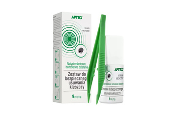 APTEO ZESTAW DO BEZPIECZNEGO USUWANIA KLESZCZY 1 zestaw