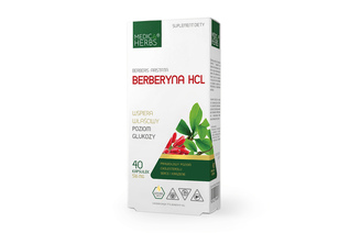 MEDICA HERBS BERBERYNA HCL (BERBERIS ARISTATA) 40 kapsułek