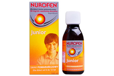 NUROFEN JUNIOR SMAK POMARAŃCZOWY 40 mg/1 ml 100 ml syrop