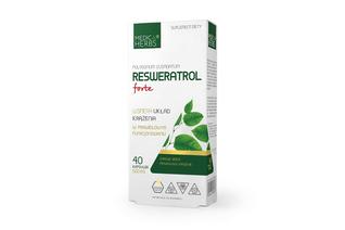 MEDICA HERBS RESWERATROL FORTE 40 kapsułek