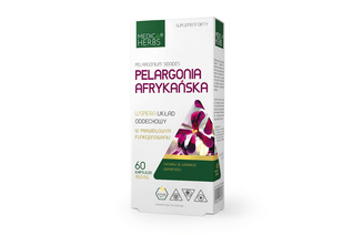 MEDICA HERBS PELARGONIA AFRYKAŃSKA (PELARGONIUM SIDOIDES) 60 kapsułek