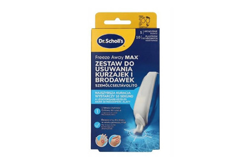 DR. SCHOLL'S FREEZE AWAY MAX ZESTAW DO USUWANIA KURZAJEK I BRODAWEK 1 zestaw