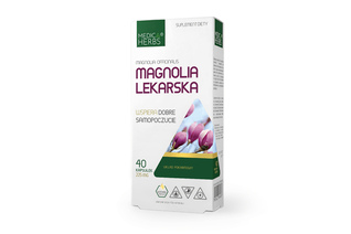 MEDICA HERBS MAGNOLIA LEKARSKA (MAGNOLIA OFFICINALIS) 40 kapsułek