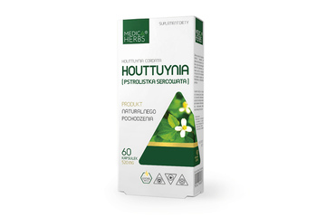 MEDICA HERBS HOUTTUYNIA (PSTROLISTKA SERCOWATA) 60 kapsułek
