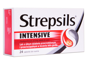 STREPSILS INTENSIVE 24 tabletki do ssania