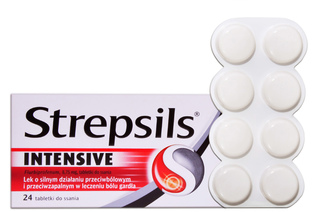 STREPSILS INTENSIVE 24 tabletki do ssania