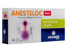 ANESTELOC MAX 20 mg 14 tabletek