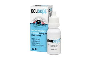 OCUSEPT roztwór oftalmiczny o działaniu hamującym stany zapalne, 10 ml