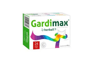 GARDIMAX HERBALL pastylki do ssania 24 sztuki