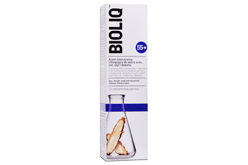 BIOLIQ 55+ KREM INTENSYWNIE LIFTINGUJĄCY DO SKÓRY OCZU, UST, SZYI I DEKOLTU 30 ml