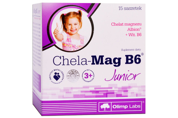 CHELA-MAG B6 JUNIOR SMAK POMARAŃCZOWY 15 saszetek