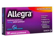 ALLEGRA 120 mg 10 tabletek