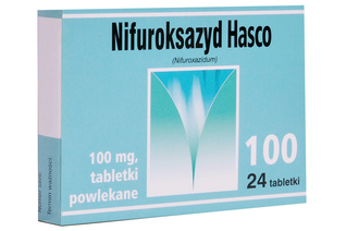 NIFUROKSAZYD 100 mg 24 tabletki