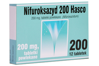 NIFUROKSAZYD 200 mg 12 tabletek