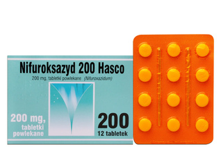 NIFUROKSAZYD 200 mg 12 tabletek