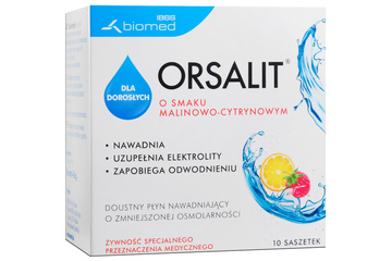 ORSALIT DLA DOROSŁYCH SMAK MALINOWO - CYTRYNOWY 10 saszetek