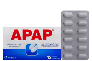 APAP 500 mg 12 tabletek