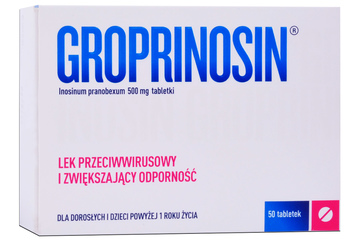 GROPRINOSIN 500 mg 50 tabletek