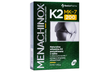 MENACHINOX K2 MK-7 200 mcg 30 kapsułek